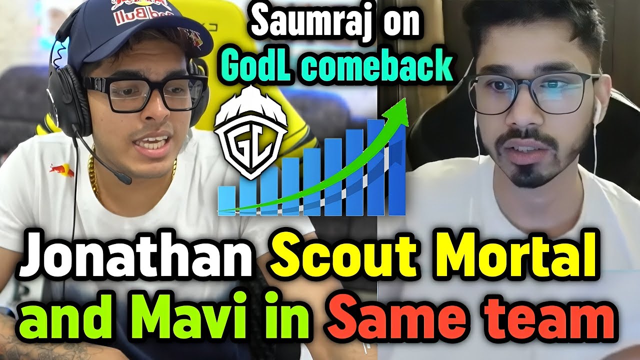 Jonathan Scout Mortal and Mavi in Same team 🚨 Saumraj on Godlike ...