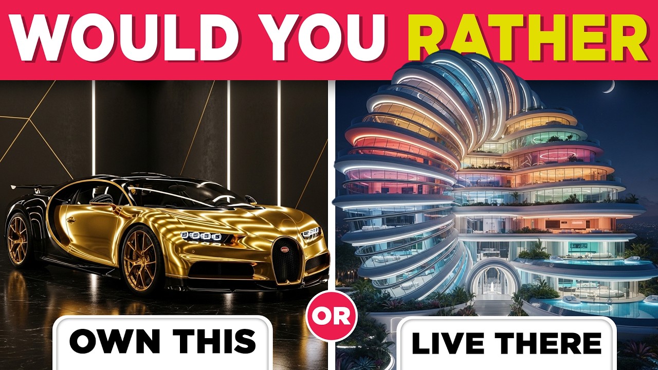 Would You Rather | Extreme Luxury Edition 💎🛥️ | Quiz Chocolate
