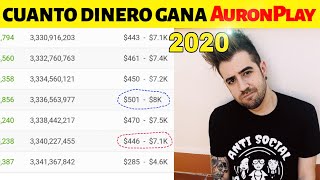 Full CUANTO DINERO GANA AuronPlay en Youtube 2020 Guide