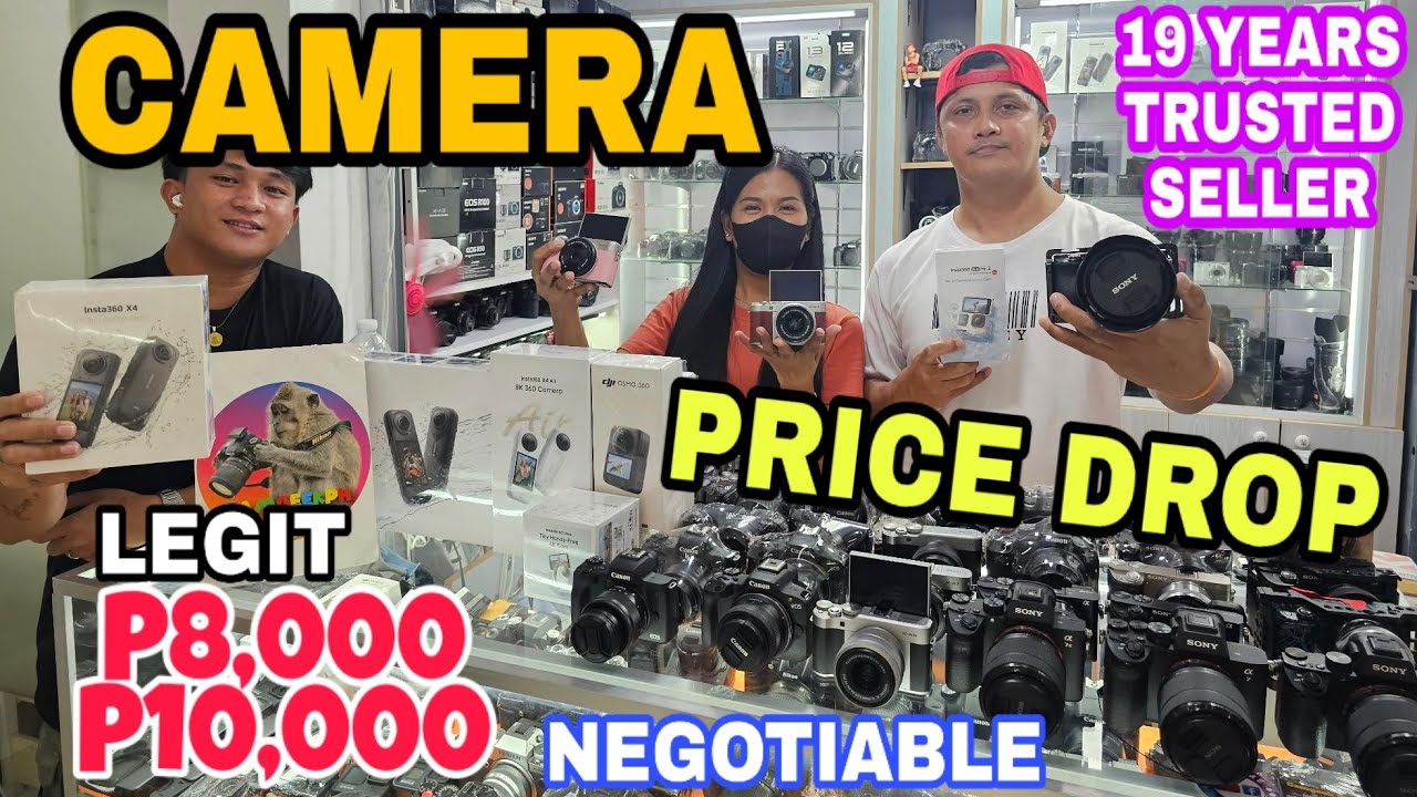 8K 10K Orig CAMERA! Mirrorless CANON Sony Fujifilm INSTA 360 Gopro DJI Pocket legit sa Greenhills