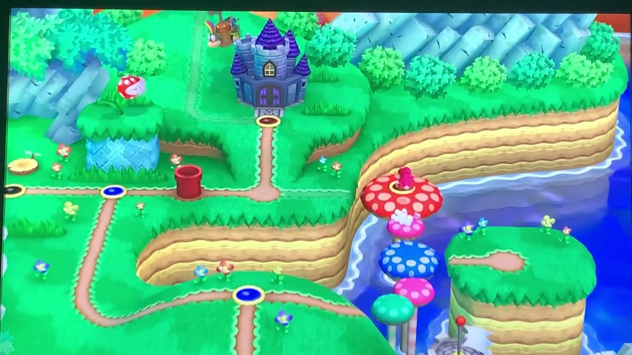 Super Mario Bros U episode 2: World 1: Boss Battle: Lemey