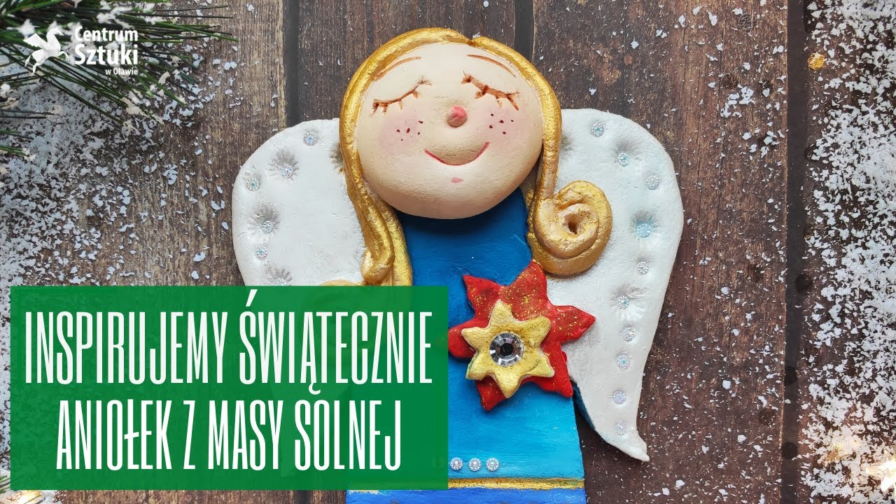 Aniołek z masy solnej - inspirujemy świątecznie