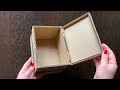 DIY Beautiful cardboard box | Cardboard idea