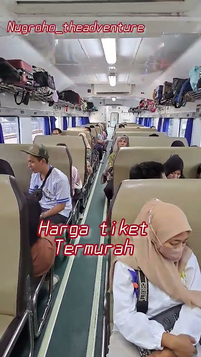 KA Airlangga termurah ke Surabaya #kaairlangga #keretaapi #keretaapiindonesia #travel #travelvlog