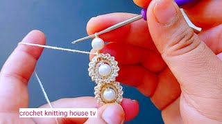 Comment Faire Un Bracelet Collier Au Crochet Avec Des Perles Crochet Bracelet Perles