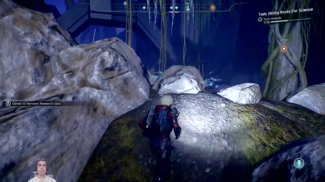 Havarl Ark Natanus Debris & hitting rocks for science Mass Effect Andromeda on Insanity mode