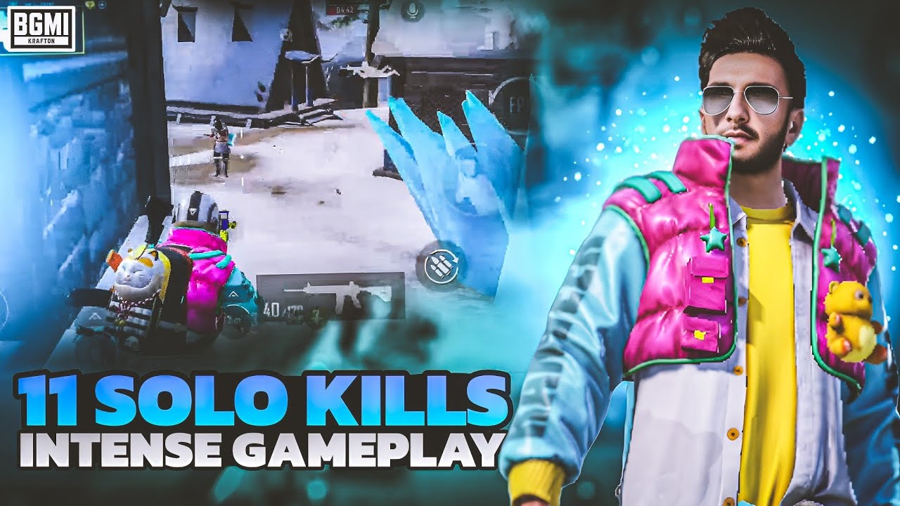 11 SOLO KILLS | INTENSE GAMEPLAY | SAHAJ GAMING | BGMI | - YouTube