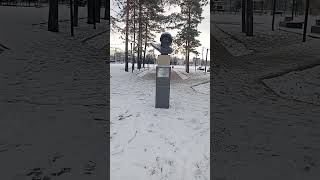 памятник Гагарину в Циолковском!!!🔥🔥❤