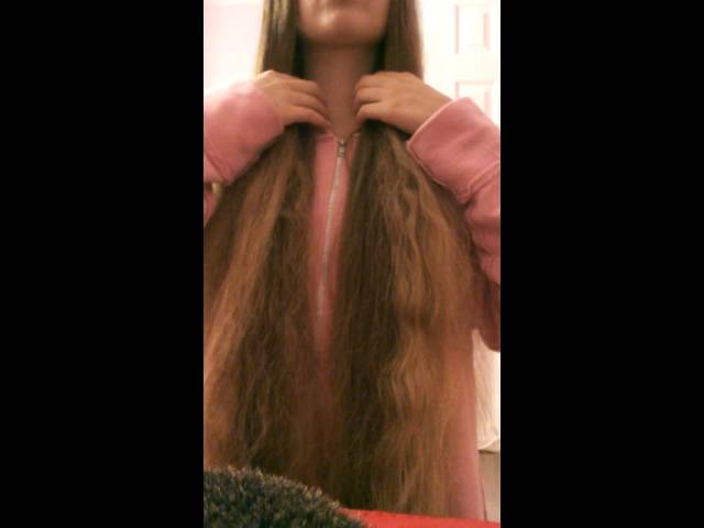ASMR. Brushing rapunzel hair. Relaxing