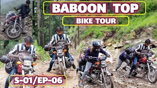 Baboon top / valley the most hardest And dangerous Ride CG-125 | AJK | S-01/Ep-06 | Bike tour