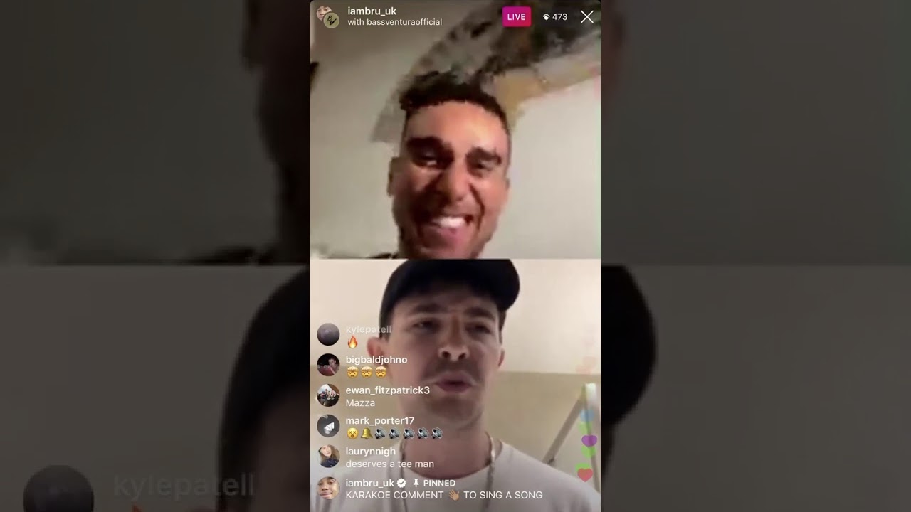 BRU-C REACTS TO BASS VENTURA ON INSTAGRAM LIVE