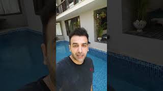 Actor Hassan Ahmed in swimming pool  with family shorts shortvideo youtubeshorts viral reels