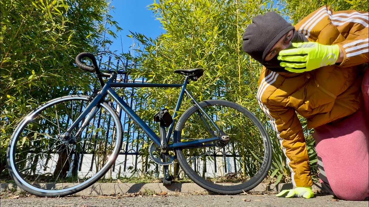 Первый стрит на новом фиксе. Обкатываю фикс. Встретил деда на фиксе. Первое впечатление. Fixed gear