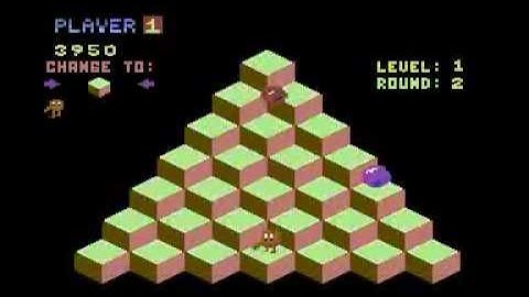 C64 Gameplay - Q*Bert