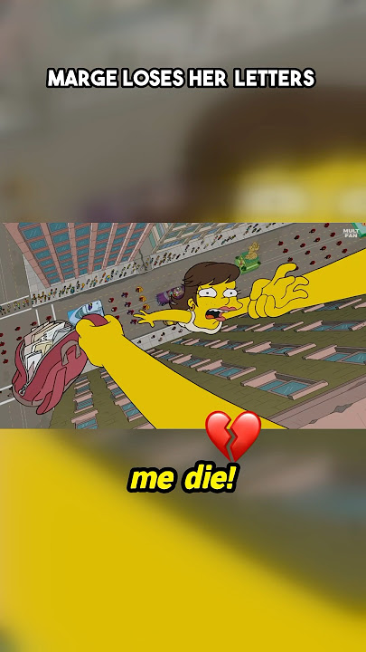 Marge loses her letters #simpsons