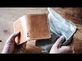 Making an Armored Leather Wallet (With STAINLESS STEEL!)