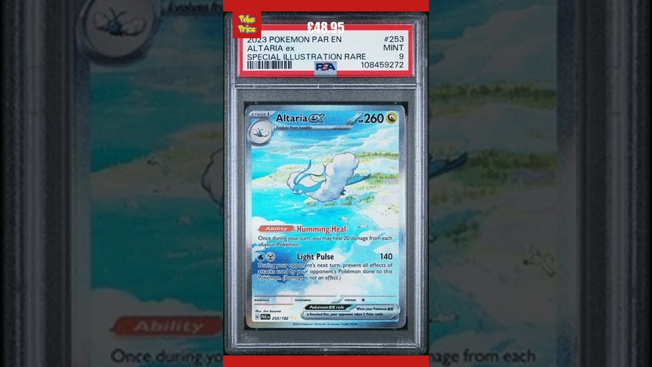 🌟 Rare Altaria sold for £48.95 😳 