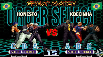 CESAR HONESTO vs KBECINHA TOP MATCH FT5 KOF 2002