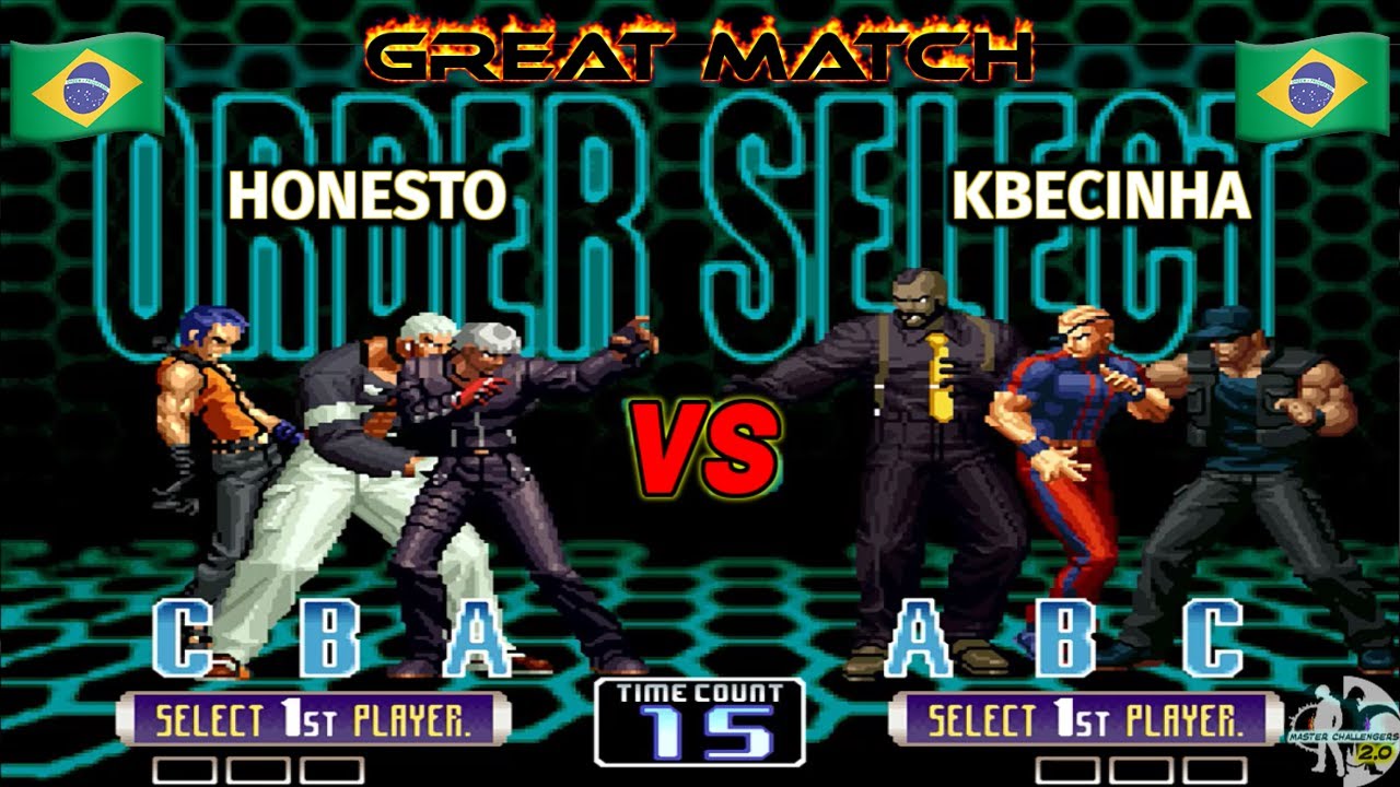 CESAR HONESTO vs KBECINHA TOP MATCH FT5 KOF 2002