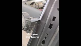 Замена и покраска крышки багажника на Mercedes w140 ! / Видео