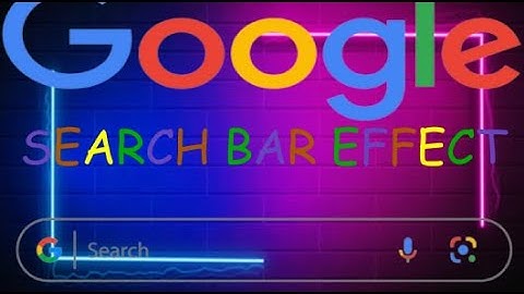 Google Search Bar Animation (Type-On Effect)  Wondershare Filmora Tutorial