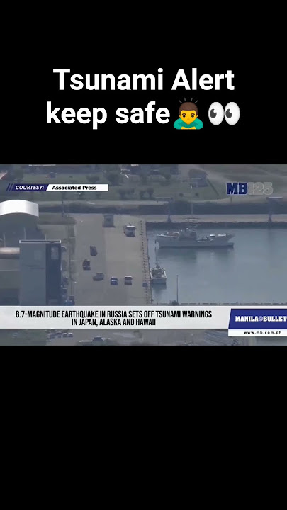 Tsunami Alert #tsunami #tsunamijapan #tsunamihokkaido #tsunamirussia #tsunami2025 #tsunamis #viral