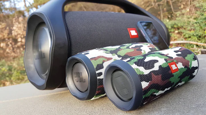 JBL Boombox + JBL Charge 3 + JBL Flip 4 BASS TEST *100%* VOLUME [Connect+]