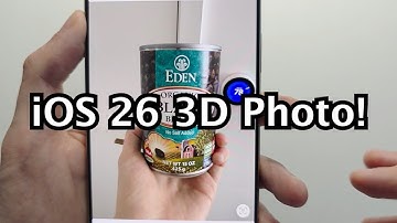 iOS 26: How to Make Spatial Scene (3D) Photo! - iPhone