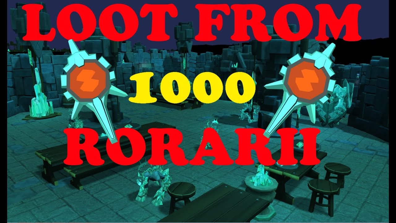 Loot From 1000 Rorarii - EASY 3M+ an Hour