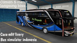 BUSSID - Cara ganti livery Bus simulator indonesia screenshot 2