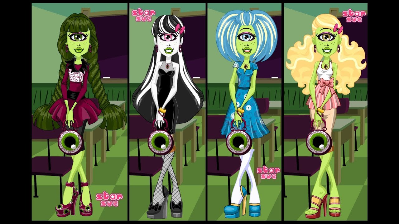 Monster High Iris Clops - Monster High Games - Dress Up Games - YouTube