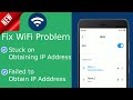 [Fixed] WiFi Stuck on obtaining IP address problem in Android | Failed to obtain IP address [Solved]