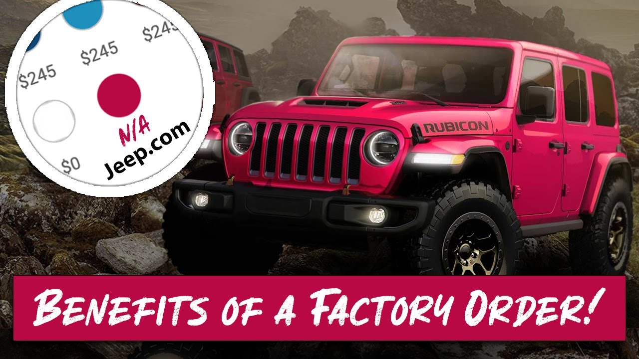 Should You Factory Order a New Jeep Wrangler? - YouTube