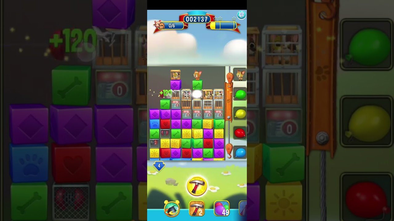 Pet Rescue Saga level 4966 no boosters | PuzzledCubes.site