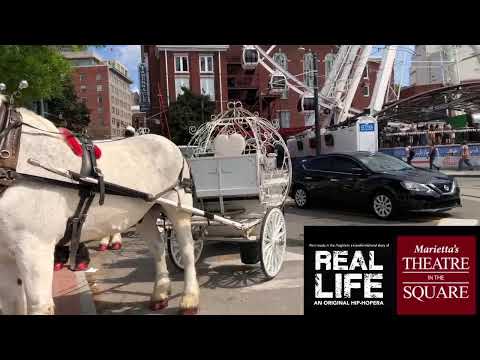 newspaper mockup Flash Mob Atlanta