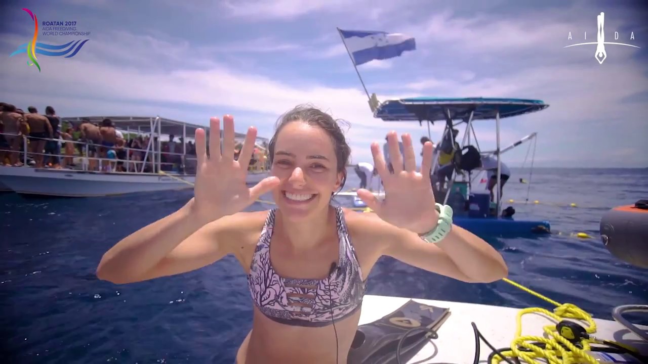 Roatan 2017 AIDA Freediving World Championship - Constant Weight No Fins Man's highlights by Diveye