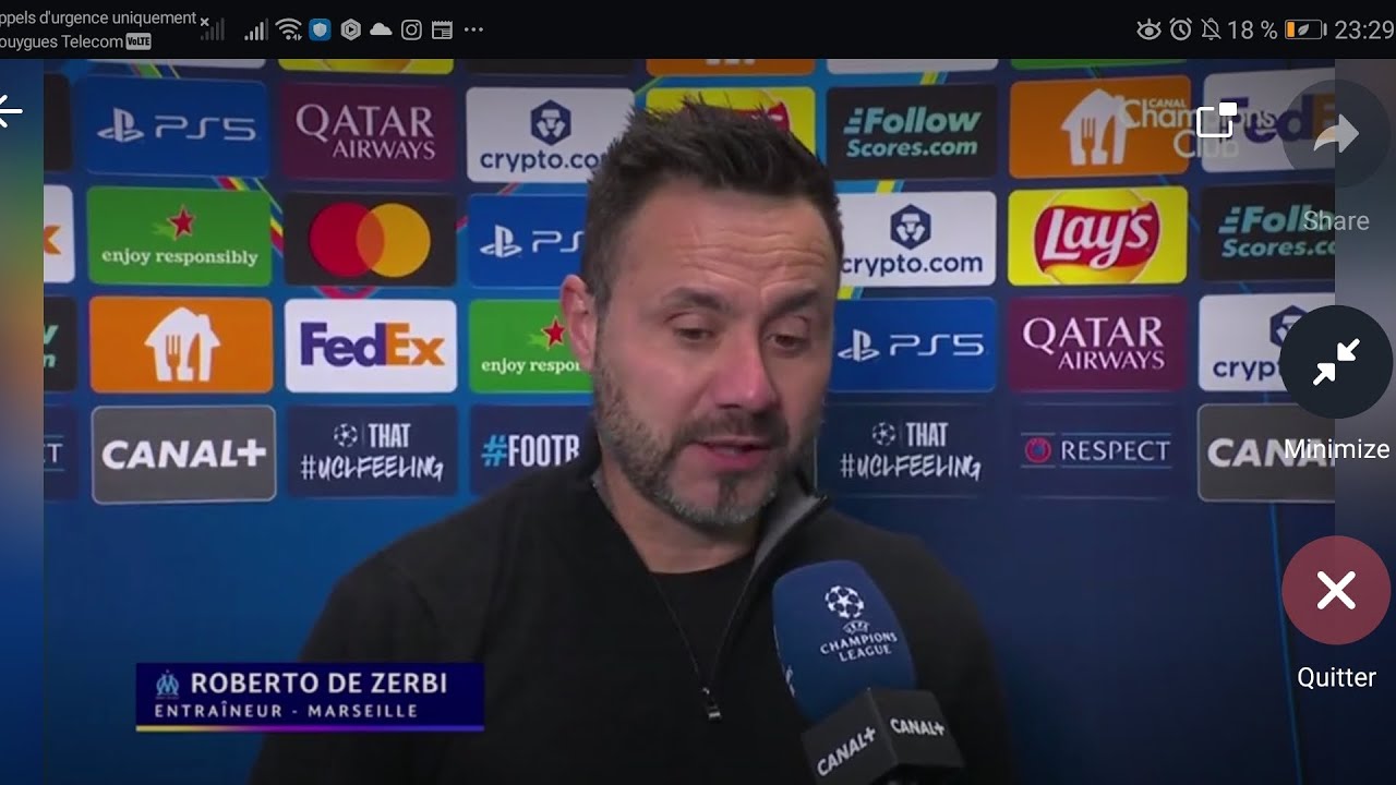 OM : 🎙️🇮🇹 RÉACTION DE ROBERTO DE ZERBI APRÈS LA VICTOIRE FACE A NEWCASTLE 🔥 MERCATO OM VENTE OM