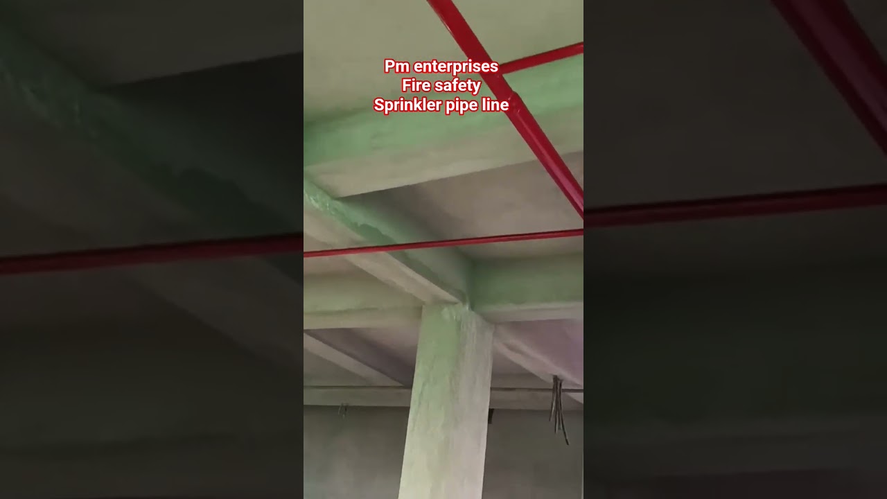 Fire safety sprinkler pipe line work..?? 
