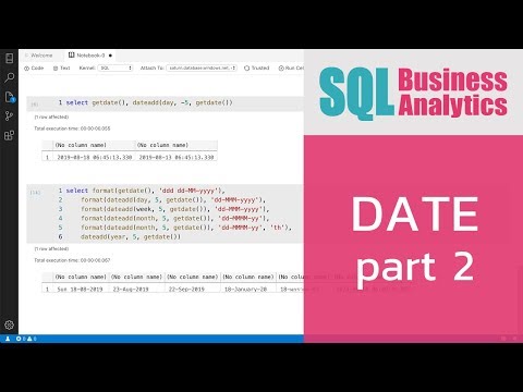 วีดีโอ: ฟังก์ชัน datediff ใน SQL คืออะไร?