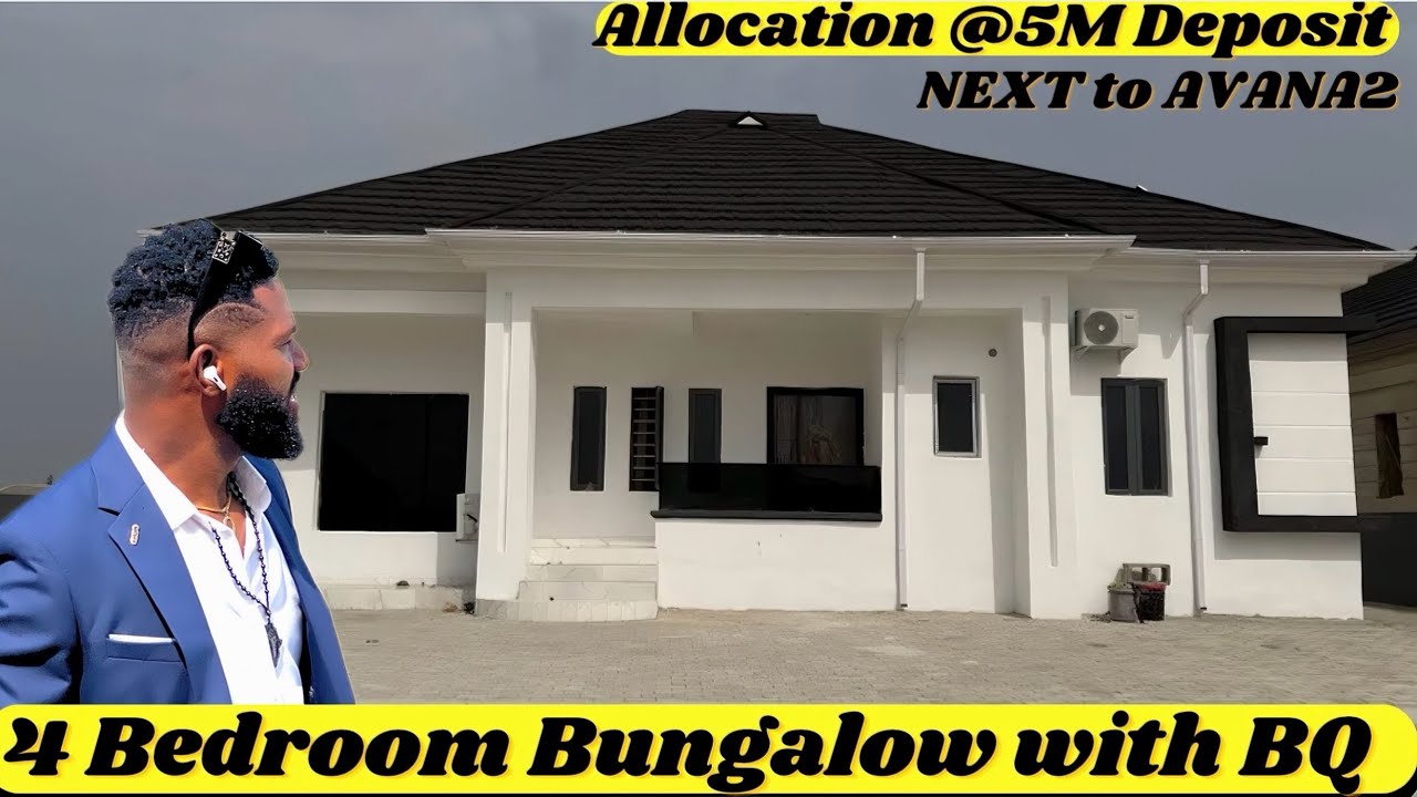 Бунгало с 3 спальнями + барбекю в отличном месте недалеко от Лекки Avana 2 Ibeju Lekki