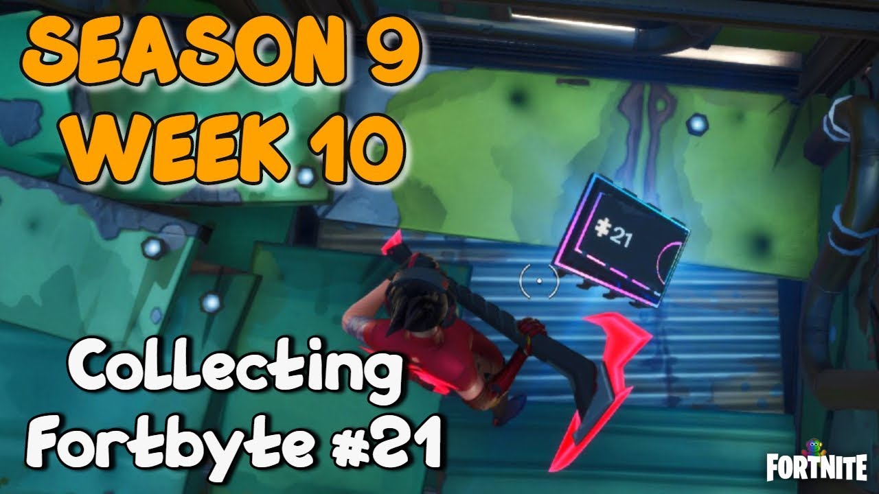Collecting Fortbyte #21 Location Guide - Fortnite Season 9 Week 10