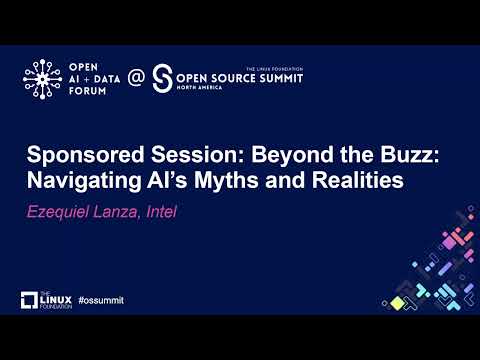 Sponsored Session: Beyond the Buzz: Navigating AI's Myths and Realities - Ezequiel Lanza, Intel Episode cover