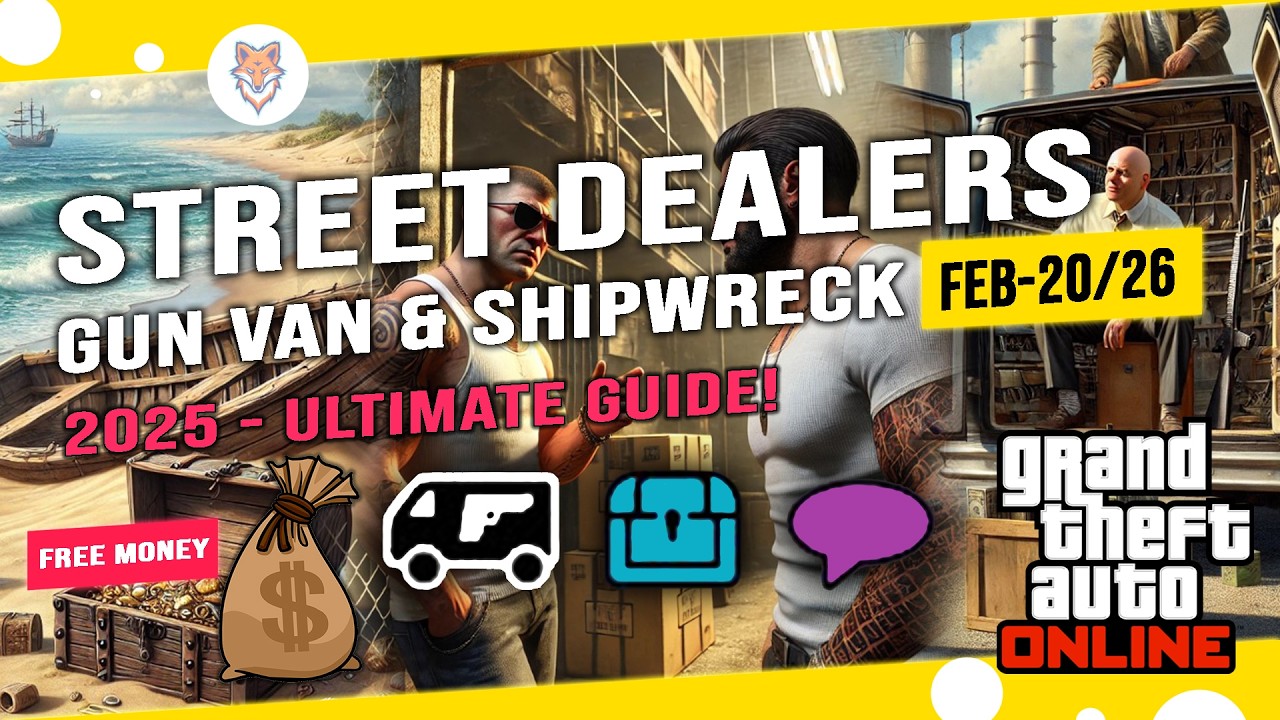 GTA Online: Street Dealers, Gun Van & Shipwreck Locations (February 20th 2026) - Ultimate Guide!