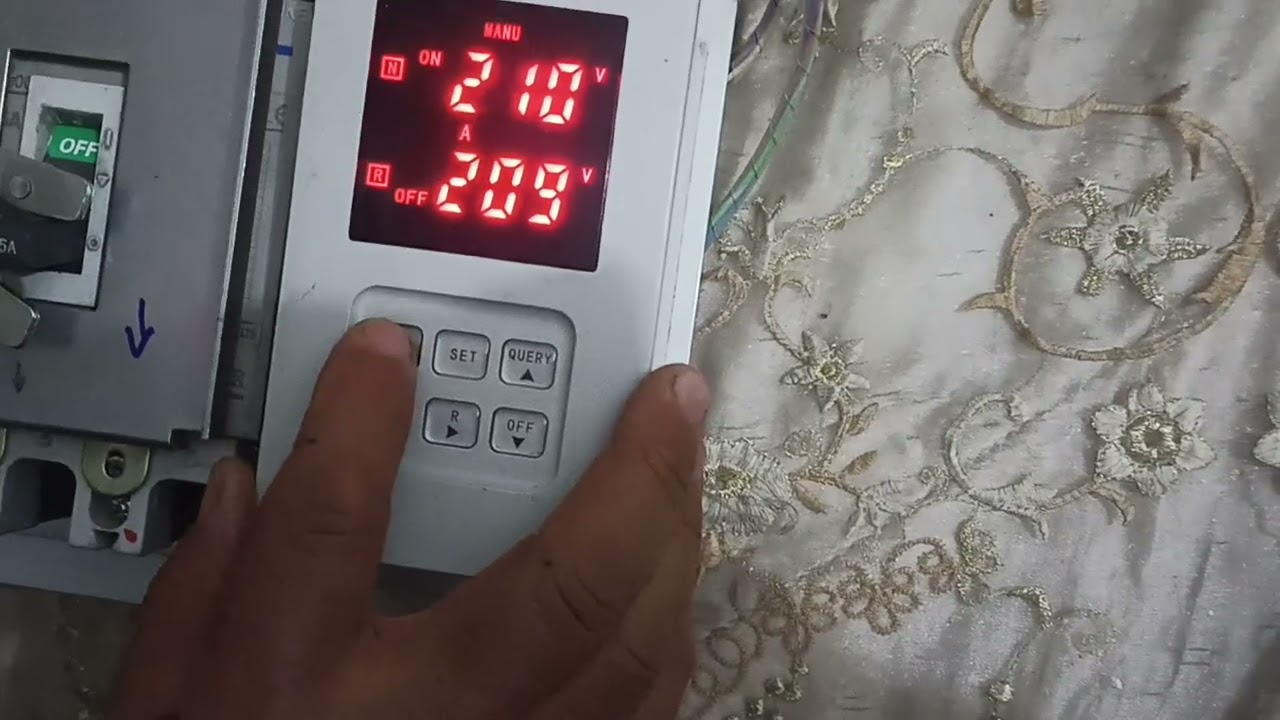 الجزء الثاني من شرح كيفية ضبط وتشغيل جهاز التحويل الذاتي 3ph