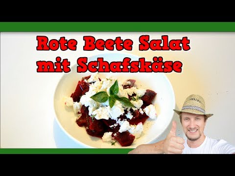 Video: Gebackener Rote-Bete-Salat Mit Feta-Käse