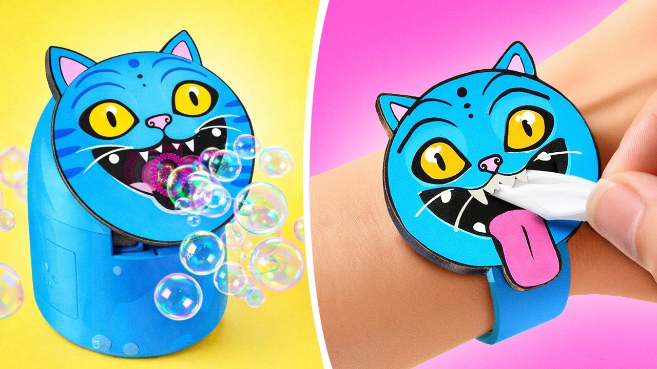 Приключения Охотников на Демонов K-Pop! Крутые Гаджеты & DIY из Картонa