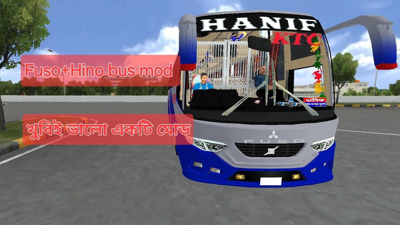 Fuso+Hino bussid bus mod 