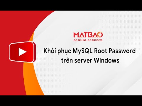 Video Hướng dẫn lấy lại Password dễ dàng cho MySQL trên... - youtube