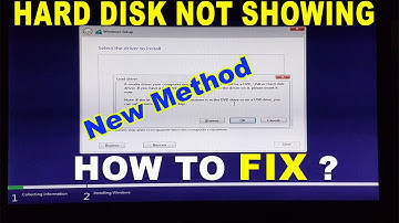 [Fixed] Hard Disk Not Detected While Installing Windows 10 &11