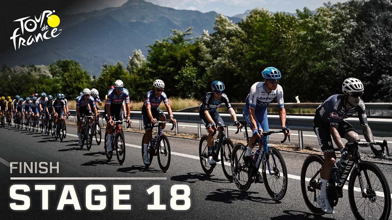 Tour de France 2023 Stage 18 finish Cycling on NBC Sports